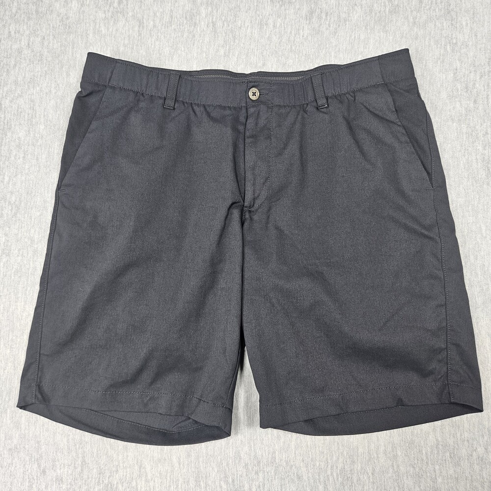 Under Armour Shorts Mens 40 Black Showdown Golf Heatgear 1309547
